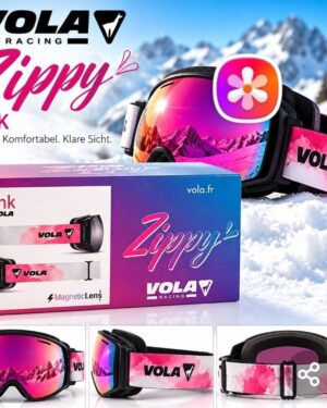 VOLA Zippy Pink Skibrille